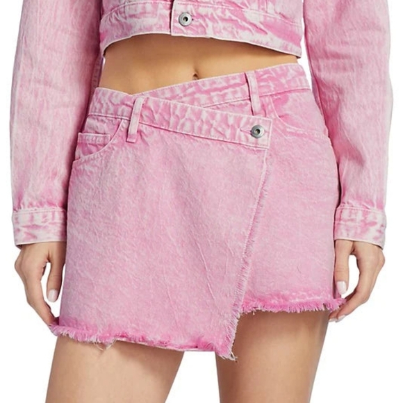 Jonathan Simkhai Dresses & Skirts - JONATHAN SIMKHAI Malta Mini Denim Wrap Skirt